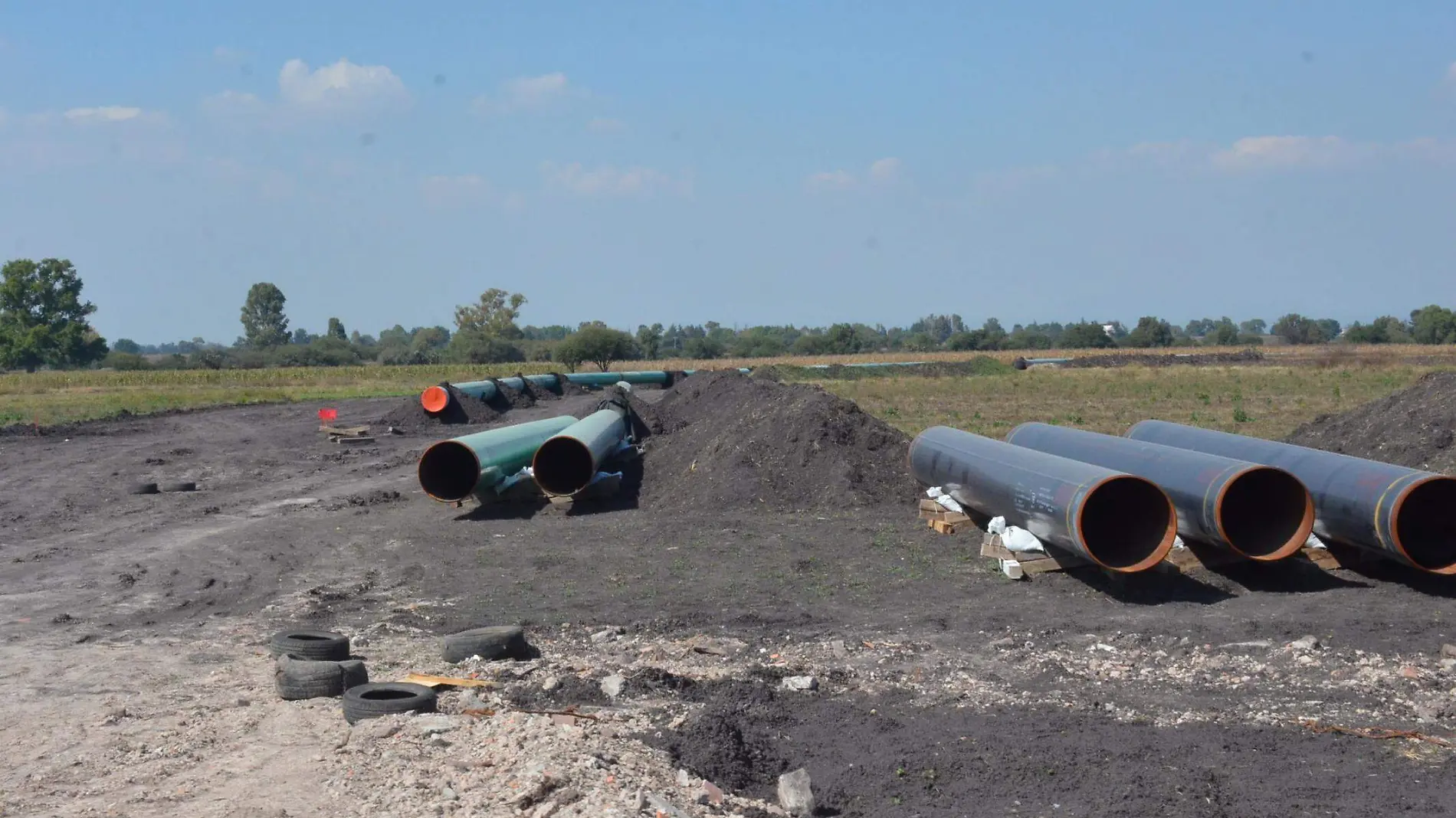 Protección Civil inspeccionará nueva línea de gasoductos. Foto Luis Luévanos